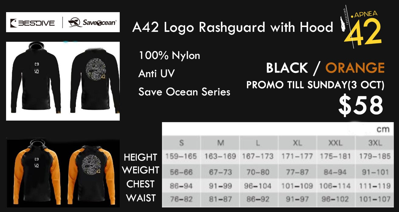 A42 Bestdive Rashguard with Hood